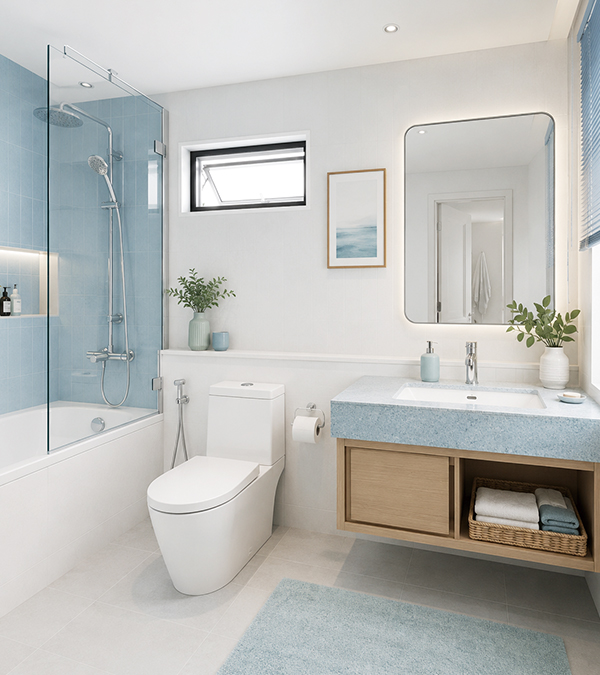 Bathroom Renovation after renovation