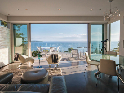 Glass door installation for condominium interiors