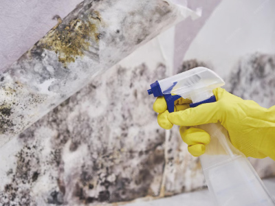 Mold treatment and prevention for condominium interiors
